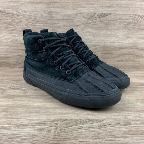 Vans Sk8-Hi Scotchgard Black Suede - Picture 3 of 8